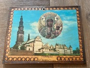 Pamiątkowy obrazek z Częstochowy z okresu PRL