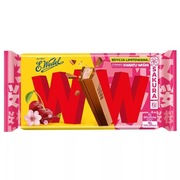 Wafelki WW E.Wedel SAKURA Kwiat Wiśni w czekoladzie mlecznej - baton 47 g