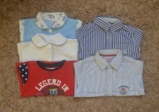 Zestaw 5szt Bluzek rozm.80