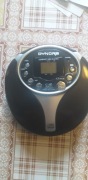 Discman sprawny czasy PRL model DY100 do słuchawek na baterię 2xAA   AB