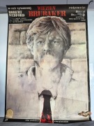Więzień Brubacker. Oryginalny plakat filmowy. S.Dybowski