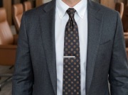 Oryginalny krawat Hugo Boss, jedwabny krawat