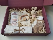 Box zestaw prezentowy dla niemowlaka | Baby shower Chrzest | Personalizacja