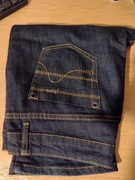  JEANSY KLASYCZNE CIEMNY GRANAT SEYOO XXL