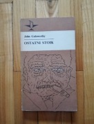 książka "Ostatni stoik" John Galsworthy