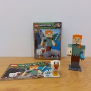 Zestaw Lego Minecraft 21149 BigFig Alex z kurczakiem 