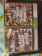 Gry Xbox 360 GTA 5 i GTA Liberty city rockstar games komplet 