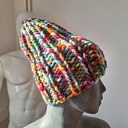 Czapka handmade beanie wełna merino
