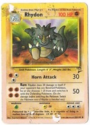Rhydon #59 Pokemon Base Set 2