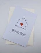 Kartka walentynkowa, A5, ilustracja autorska,+koperta, okolicznościowa