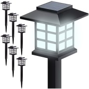 Lampka solarna ogrodowa domek solarna Lampa dpo ogrodu