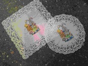 serwetki świąteczne 2szt  34x34 cm i śr. 29cm