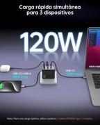 Ładowarka zasilacz GaN do laptopa NOVOO 120 W PD3.0 USB C