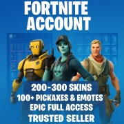 Dostęp do konta Fortnite 200-300 Skinów | 100+ Kilofów | Full Access | 24/7