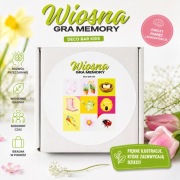 Wiosna Gra Memory dla dzieci | Edukacyjna gra pamięciowa | Prezent