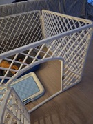 Kojec dla psa biały 