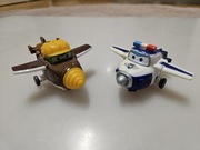 Super Wings Todd Nisek i policjant Paul samolot figurka robot transformers