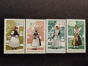 Znaczki Niemcy NRD 1968 stroje