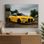 Obraz BMW M4 –  Sportowy Styl do Domu lub Garażu 30cmx40cm