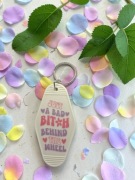 Brelok „Just a bad bitch behind the wheel”