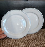 Francuska Porcelana Talerz Bistro 21 cm Veritable Porcelaine Komplet
