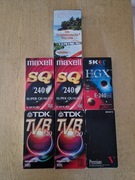 Kasety video VHS magnetowidowe