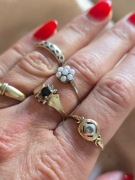 Złote pierścionki, złoto sprzedam, antyk przedwojenne