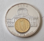 Numizmat z limitowanej kolekcji „Waluty europejskie” - IRLANDIA -