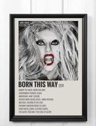 Plakat A4 kodak lady gaga 