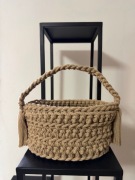 Koszyk wielkanocny sznurek bawełniany 