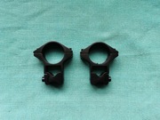 Montaż lunety 24,5 mm wysoki, wąski. Szyna 11 mm. Wiatrówka.