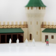 Castletecture – Figurki mieczników (4 szt.) 1:100 18mm