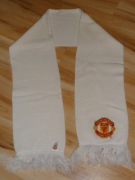 Biały szalik MANCHESTER UNITED dł. 150 cm