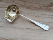 POSREBRZANA OZDOBNA CHOCHELKA DO SOSU SZWECJA MONOGRAM