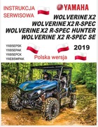 KSIAZKA SERWISOWA YAMAHA YX 85 YXE 85 WOLVERINE X2 2019r KODY ECU j.POLSKI