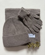 Zestaw z rękawiczkami 50%wełny i 50%kaszmiru