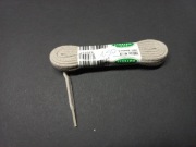 Sznurowadła 100 cm bawełniane jasno szare AB