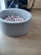 Basen z kulkami - jasno szary
