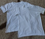 2x T-shirt biały Cool club rozmiar 152