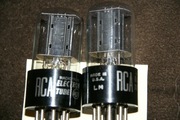 Para lamp 6SN7 RCA black plates