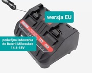 Ładowarka Milwaukee podwójna zamiennik do akumulatorów M18