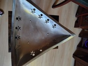 Duża mosiężna misa na owoce