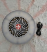 Mobilny Wentylator 2w1 z Lampą Campingową LED