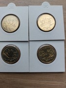 Australia zestaw 1 dolar 2018 stan I; 4 monety; Igrzyska Narodów