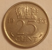 25 centów Holandia 5 zestaw 