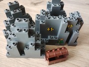 LEGO mix 4 skały LURP, BURP i skrzynia do starych zestawów np. 6558