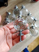 Uchwyty meblowe/gałki - kryształowa kula