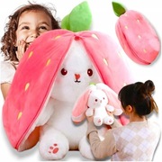 Maskotka Królik Pluszak Truskawka Mała 22cm