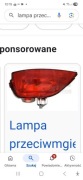 Lampa przeciwmgielna Renault scenic 3