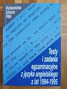 Testy i zadania egzaminacyjne z j.angielskiego z lat 1994 -1995